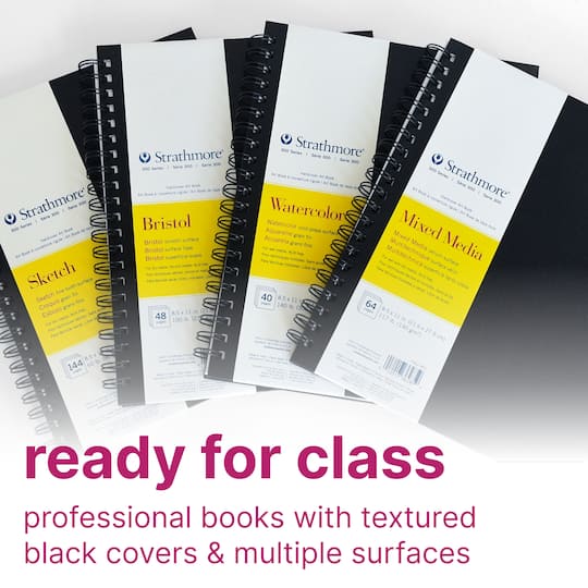 Strathmore® 300 Series Mixed Media Hardcover Art Book, 8.5" x 11"